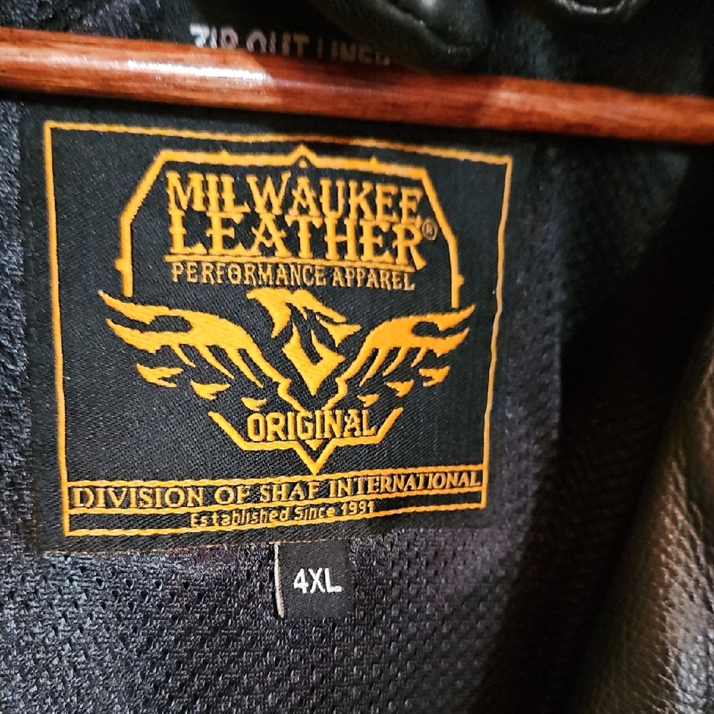 Black Leather Biker Jacket - Picture 6 of 6